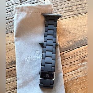 Michele Black Silicone I-Watch Band- BRAND NEW